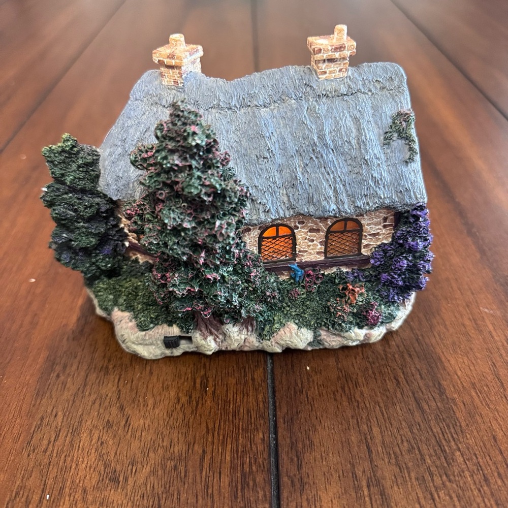 Thomas Kinkade Vintage Cottage Lighted Building Cottagecore Nostalgia - Picture 3 of 9